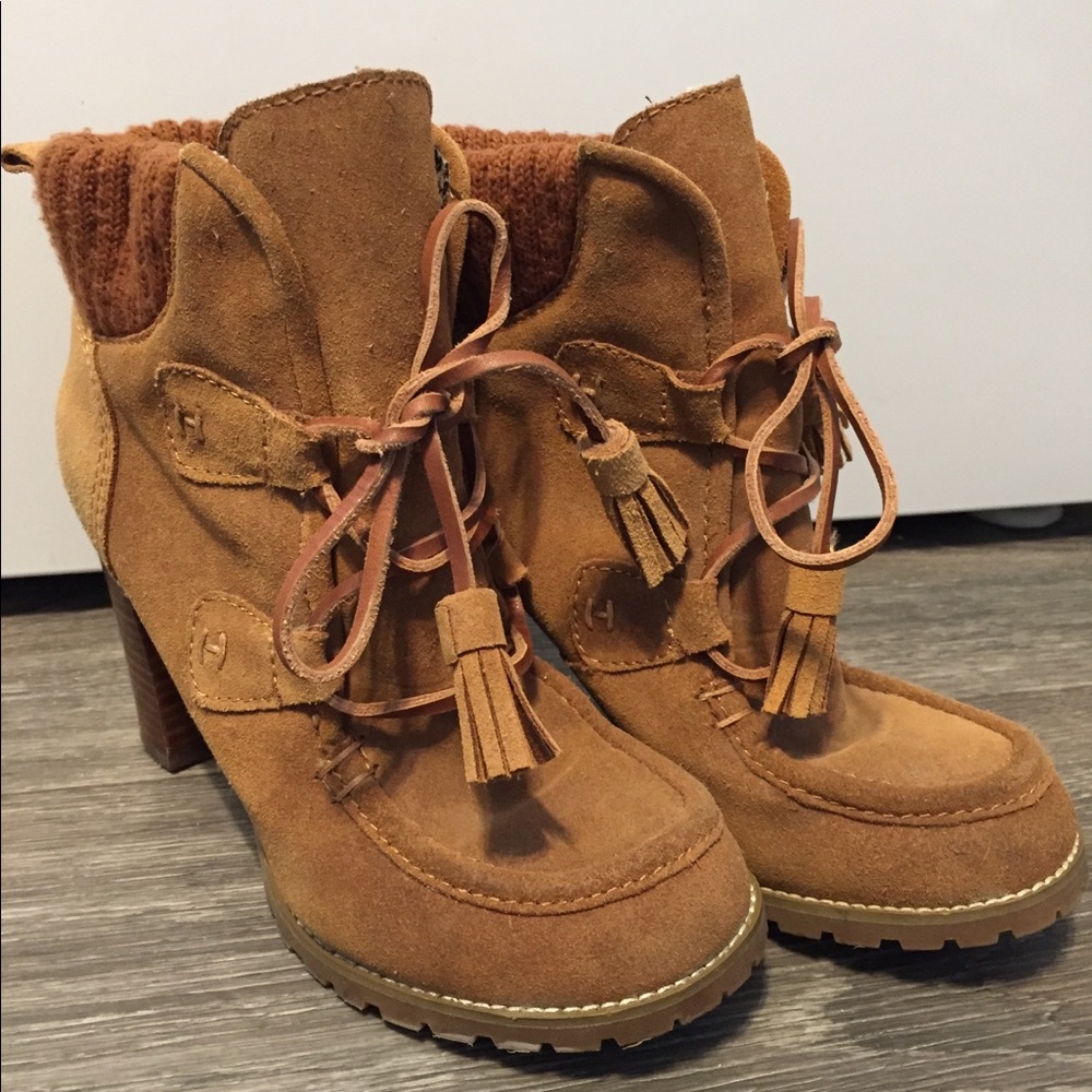 Tommy Hilfiger Tabitha Tassel Ankle Booties